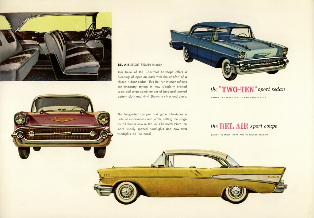 1957 Chevrolet Brochure Page 4